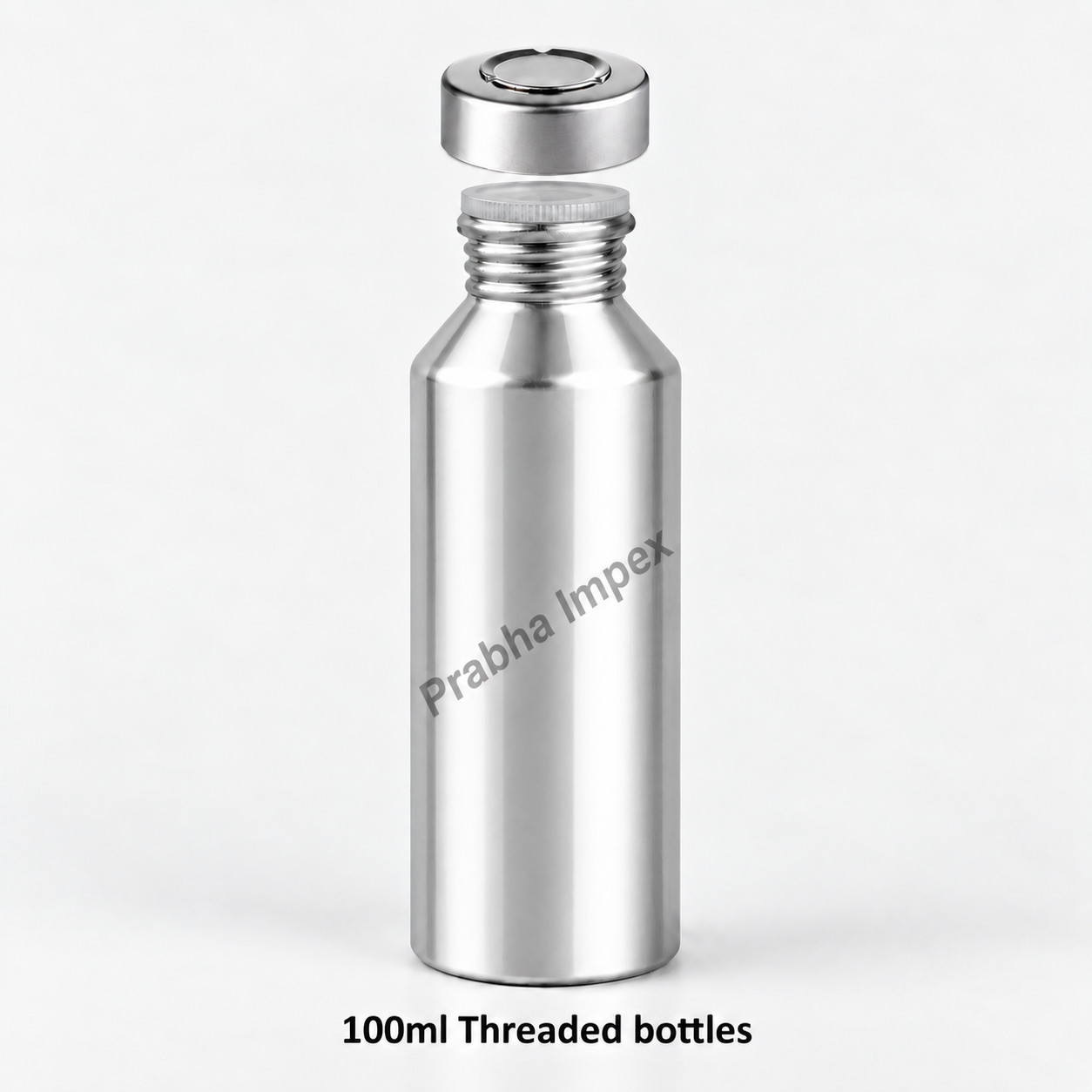 100ml Threaded Aluminium bottle